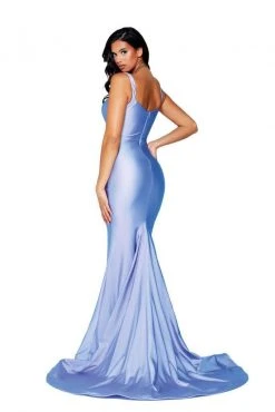 Portia And Scarlett - PS6339 Sweetheart V Neck High Slit Mermaid Gown
