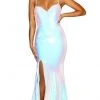 Portia And Scarlett - PS6521 Sweetheart Evening Dress With Slit 2 Portia And Scarlett - PS6521 Sweetheart Evening Dress With Slit