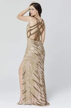 Primavera Couture - 3417 Strappy Back Column Dress
