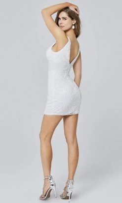 Primavera Couture - 3509 Floral Beaded Sheath Dress 26 Primavera Couture - 3509 Floral Beaded Sheath Dress