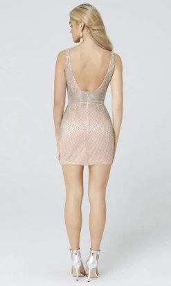 Primavera Couture - 3513 Beaded Empire Sheath Dress