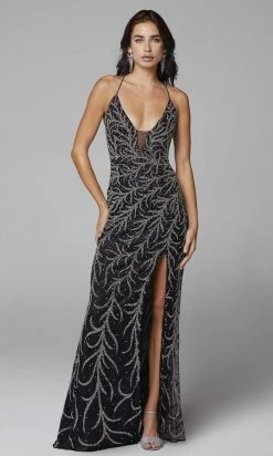 Primavera Couture - 3636 Strappy Open Back Scoop Neck Beaded Gown 31 Primavera Couture - 3636 Strappy Open Back Scoop Neck Beaded Gown