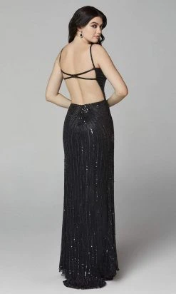 Primavera Couture - 3648 Sequin Scoop Open Back Dress 14 Primavera Couture - 3648 Sequin Scoop Open Back Dress
