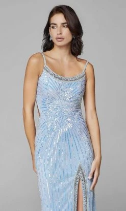 Primavera Couture - 3648 Sequin Scoop Open Back Dress 21 Primavera Couture - 3648 Sequin Scoop Open Back Dress