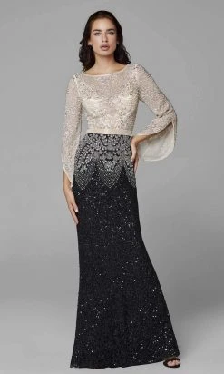 Primavera Couture - 3680 Embellished Bateau Neck Sheath Dress 12 Primavera Couture - 3680 Embellished Bateau Neck Sheath Dress