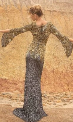 Primavera Couture - 3680 Embellished Bateau Neck Sheath Dress 11 Primavera Couture - 3680 Embellished Bateau Neck Sheath Dress