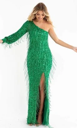 Primavera Couture - 3739 Sequin Asymmetrical Gown