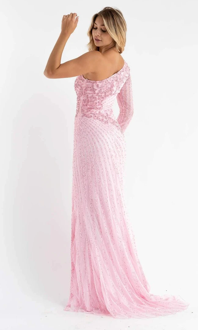 Primavera Couture - 3785 Asymmetrical One Shoulder Gown 24 Primavera Couture - 3785 Asymmetrical One Shoulder Gown