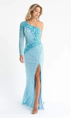 Primavera Couture - 3785 Asymmetrical One Shoulder Gown 64 Primavera Couture - 3785 Asymmetrical One Shoulder Gown