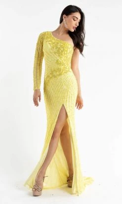 Primavera Couture - 3785 Asymmetrical One Shoulder Gown 66 Primavera Couture - 3785 Asymmetrical One Shoulder Gown