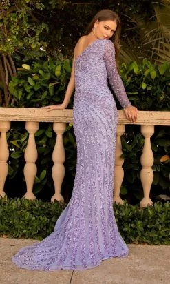 Primavera Couture - 3785 Asymmetrical One Shoulder Gown 52 Primavera Couture - 3785 Asymmetrical One Shoulder Gown
