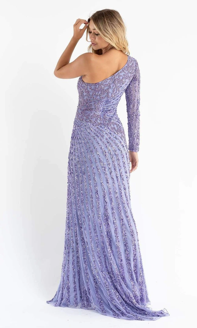 Primavera Couture - 3785 Asymmetrical One Shoulder Gown 17 Primavera Couture - 3785 Asymmetrical One Shoulder Gown