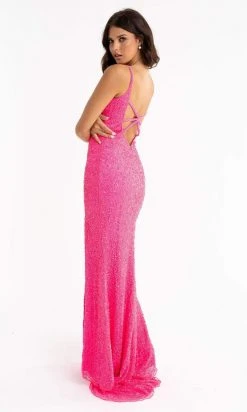 Primavera Couture - 3792 Sleeveless Sequin High Slit Dress 71 Primavera Couture - 3792 Sleeveless Sequin High Slit Dress
