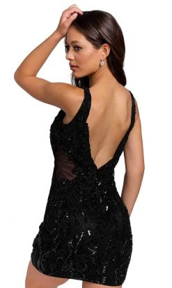 Primavera Couture 3822 - Embroidered Beaded Cocktail Dress 15 Primavera Couture 3822 - Embroidered Beaded Cocktail Dress