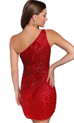 Primavera Couture 3830 - Asymmetric Sheath Cocktail Dress 25 Primavera Couture 3830 - Asymmetric Sheath Cocktail Dress