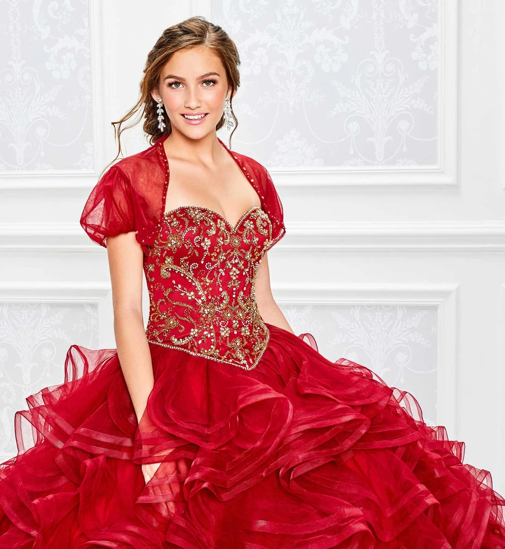Princesa By Ariana Vara - PR11809 Beaded Bodice Ruffles Tulle Ballgown 8 Princesa By Ariana Vara - PR11809 Beaded Bodice Ruffles Tulle Ballgown