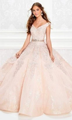 Princesa By Ariana Vara - PR11921 Off Shoulder Beaded Lace Ballgown