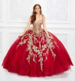 Princesa By Ariana Vara - PR11924 Appliqued Sweetheart Ballgown