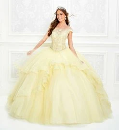 Princesa By Ariana Vara - PR11926 Off Shoulder Layered Ballgown