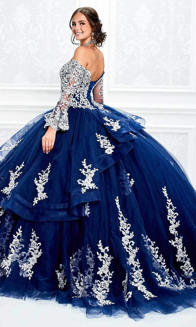 Princesa By Ariana Vara - PR11927 Beaded Appliqued High Halter Gown 4 Princesa By Ariana Vara - PR11927 Beaded Appliqued High Halter Gown