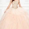 Princesa By Ariana Vara - PR11932 Beaded Off Shoulder Ruffled Ballgown