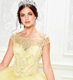 Princesa By Ariana Vara - PR11935 Sheer Bateau Beaded Tulle Ballgown 11 Princesa By Ariana Vara - PR11935 Sheer Bateau Beaded Tulle Ballgown