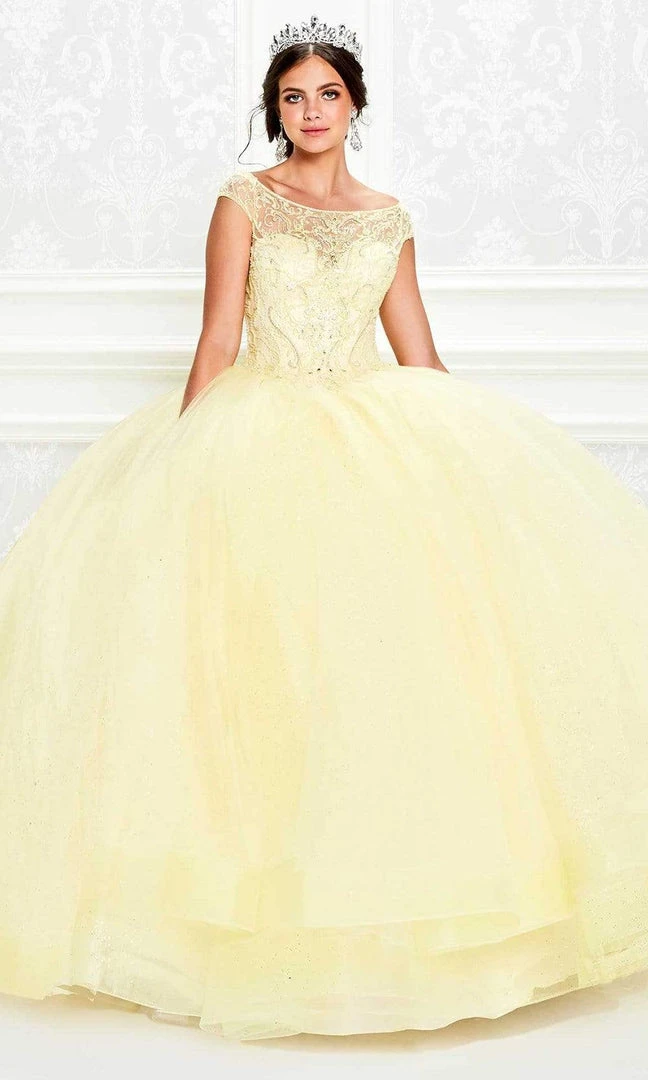 Princesa By Ariana Vara - PR11935 Sheer Bateau Beaded Tulle Ballgown 3 Princesa By Ariana Vara - PR11935 Sheer Bateau Beaded Tulle Ballgown