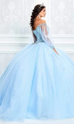 Princesa By Ariana Vara - PR11937 Beaded Off Shoulder Ballgown