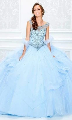 Princesa By Ariana Vara - PR11938 Bead Embellished Scoop Ballgown