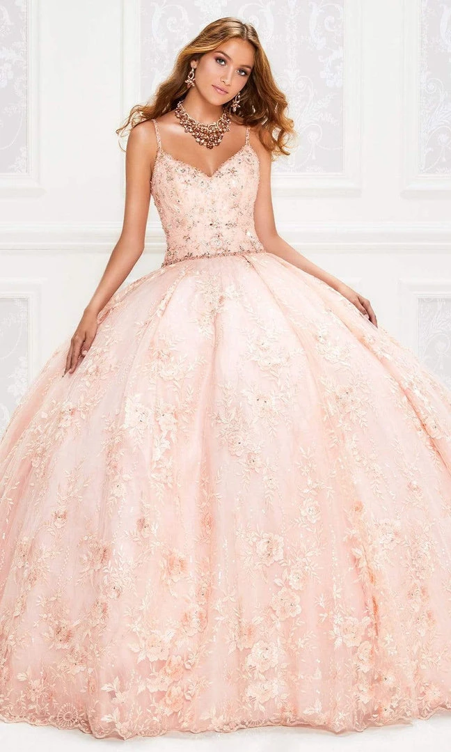 Princesa By Ariana Vara - PR12012 Embellished V-Neck Gown 3 Princesa By Ariana Vara - PR12012 Embellished V-Neck Gown