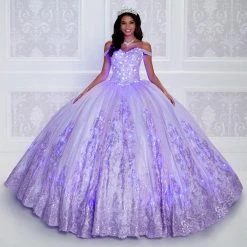 Princesa By Ariana Vara PR12264 - Lighted Sweetheart Ballgown