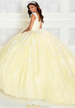Princesa By Ariana Vara PR12270 - Sweetheart Bodice 3D Flowers Ball Gown