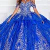Princesa By Ariana Vara PR12274 - Embellished Ball Gown With Necklace