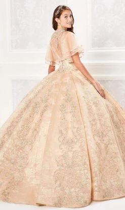 Princesa By Ariana Vara - PR21955 Lace V-Neck Ball Gown
