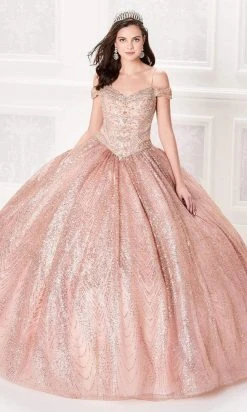Princesa By Ariana Vara - PR21958 Embellished Off-Shoulder Ballgown