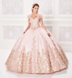 Princesa By Ariana Vara - PR21961 Beaded Appliques Ballgown
