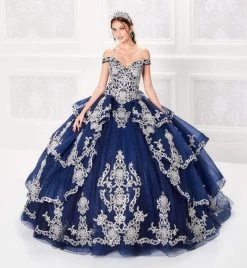 Princesa By Ariana Vara - PR21962 Lace Appliqued Off-Shoulder Dress 18 Princesa By Ariana Vara - PR21962 Lace Appliqued Off-Shoulder Dress