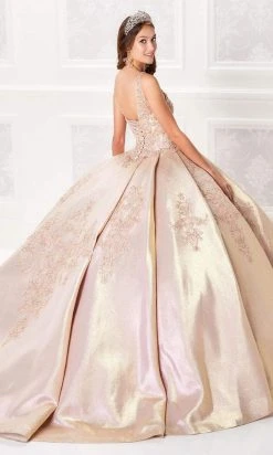 Princesa By Ariana Vara - PR21968 Beaded V-Neck Ball Gown