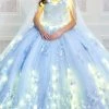 Princesa By Ariana Vara - PR22021 Embellished Appliqued Lighted Ballgown