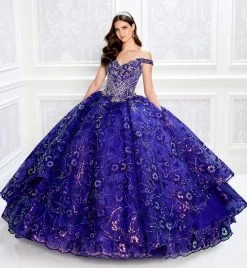 Princesa By Ariana Vara - PR22028 Embroidered Lace Ball Gown