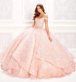 Princesa By Ariana Vara - PR22028 Embroidered Lace Ball Gown