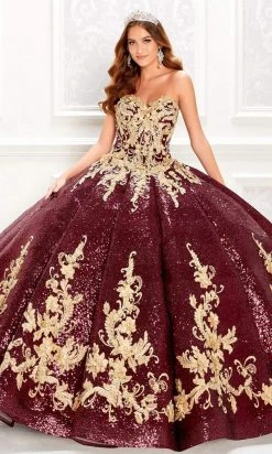 Princesa By Ariana Vara - PR22030 Sequined Sweetheart Ball Gown