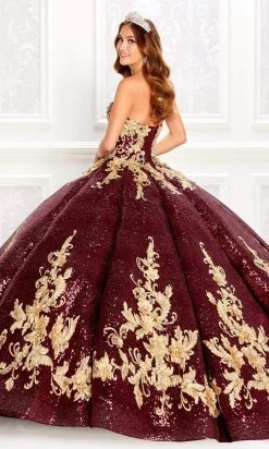 Princesa By Ariana Vara - PR22030 Sequined Sweetheart Ball Gown