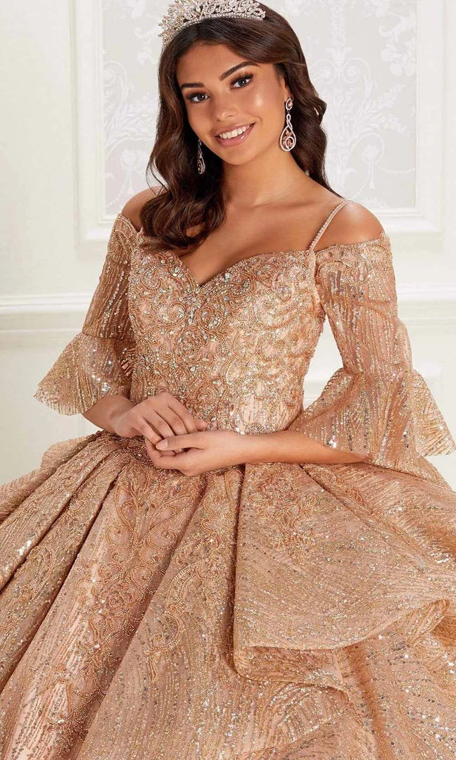 Princesa By Ariana Vara - PR22142 Embellished Extravagant Ballgown 3 Princesa By Ariana Vara - PR22142 Embellished Extravagant Ballgown