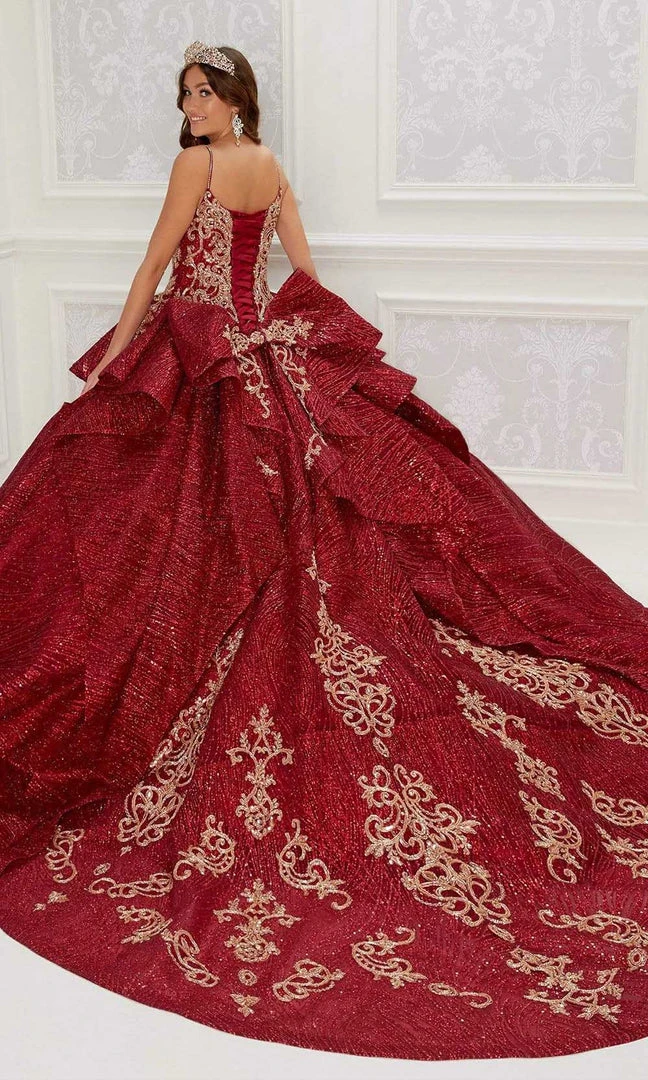 Princesa By Ariana Vara - PR22142 Embellished Extravagant Ballgown 4 Princesa By Ariana Vara - PR22142 Embellished Extravagant Ballgown