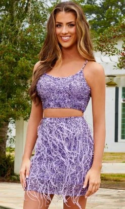 Rachel Allan 40187 - Two Piece Sleeveless Cocktail Dress