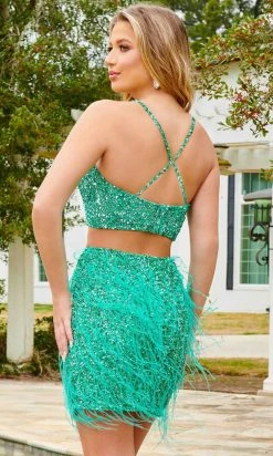 Rachel Allan 40187 - Two Piece Sleeveless Cocktail Dress