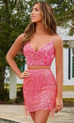 Rachel Allan 40199 - Two-Piece Sequin Cocktail Dress 22 Rachel Allan 40199 - Two-Piece Sequin Cocktail Dress