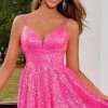 Rachel Allan 40206 - Strappy Back Sequin Homecoming Dress 2 Rachel Allan 40206 - Strappy Back Sequin Homecoming Dress