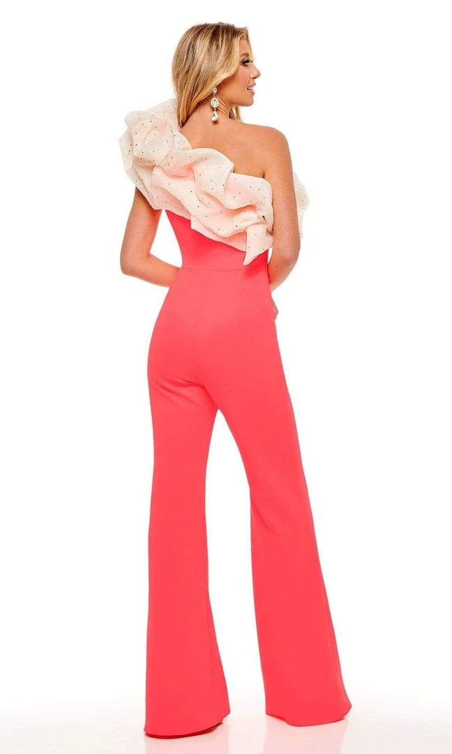 Rachel Allan - 50069 Oversized Ruffle Jumpsuit 5 Rachel Allan - 50069 Oversized Ruffle Jumpsuit